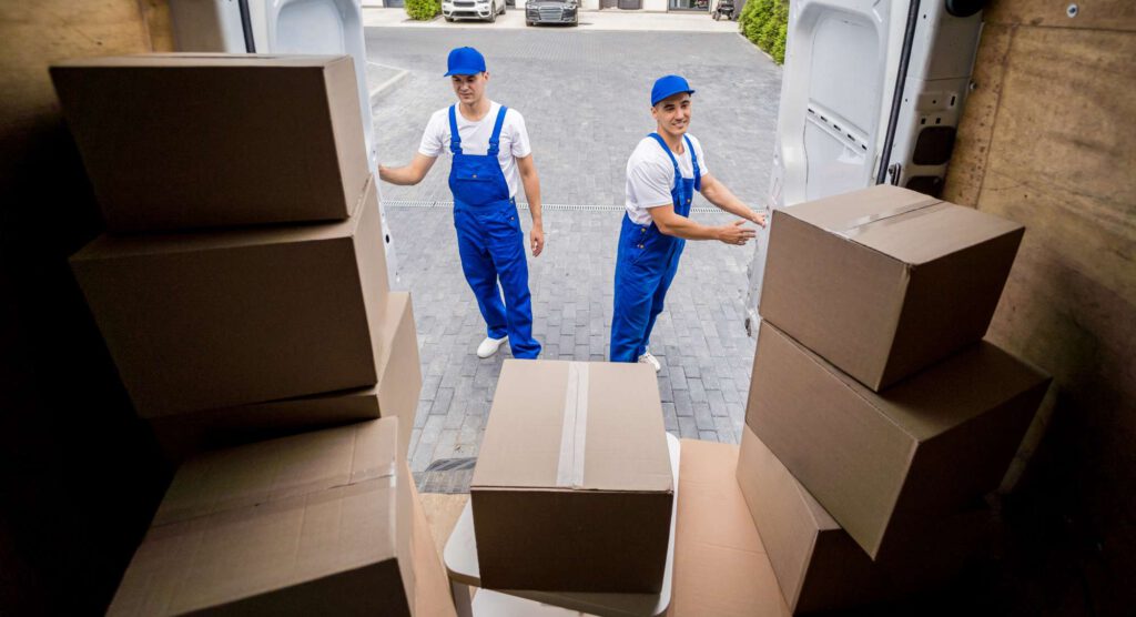 Innenansicht eines Transporter der Ladefläche